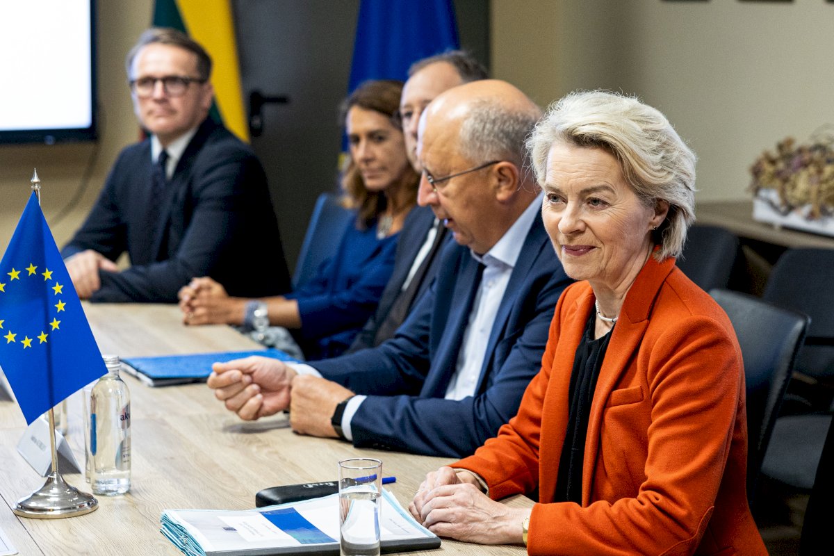 Lietuvos pasienyje su Baltarusija – Europos Komisijos pirmininkės U. von der Leyen vizitas