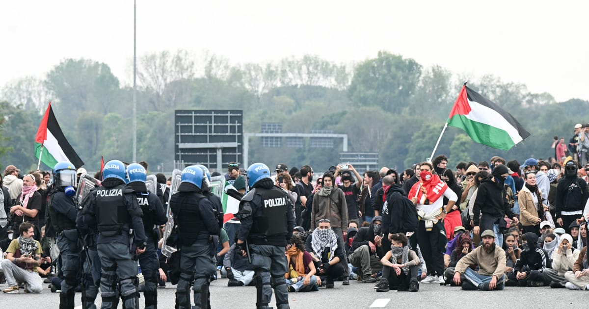 Masiniai protestai ir streikai dėl Gazos pritraukia Italiją – „Politico“ – „Politico“