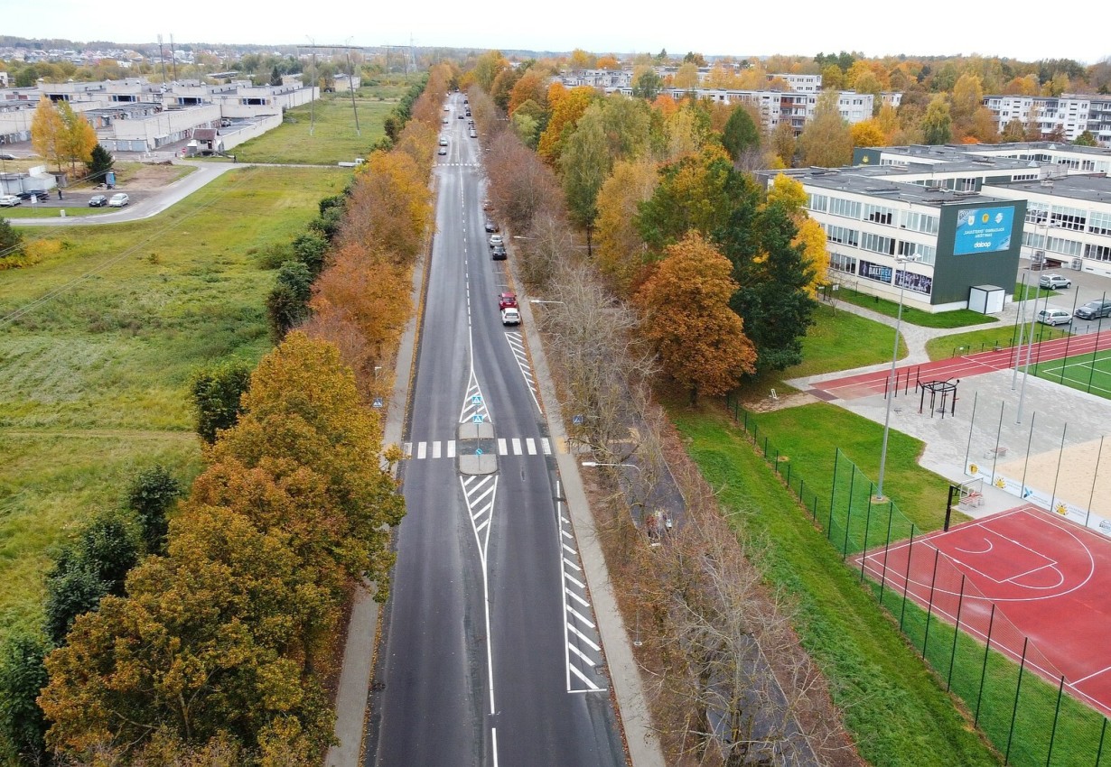 S. Dariaus ir S. Girėno gatvės atkarpoje baigtas kapitalinis remontas