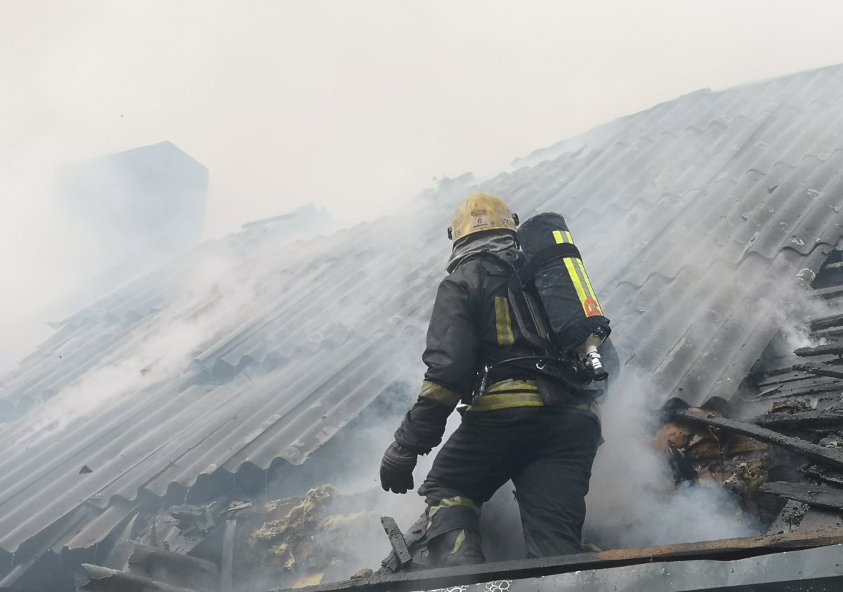 Savaitgalį gaisre išgelbėtas žmogus