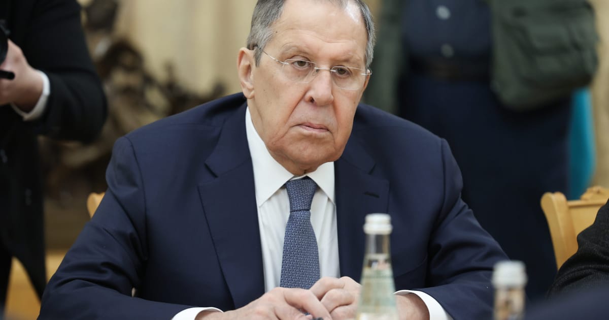 ES yra „pagrindinė kliūtis taikai“ Ukrainoje, sako Rusijos užsienio reikalų ministras POLITICO