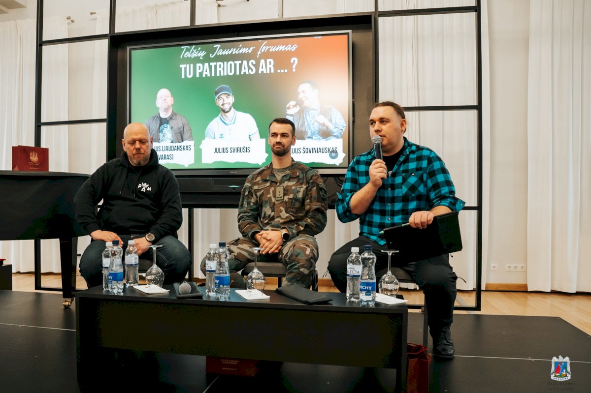 Jaunimo forumas Telšiuose: apie atsakomybę ir patriotiškumą