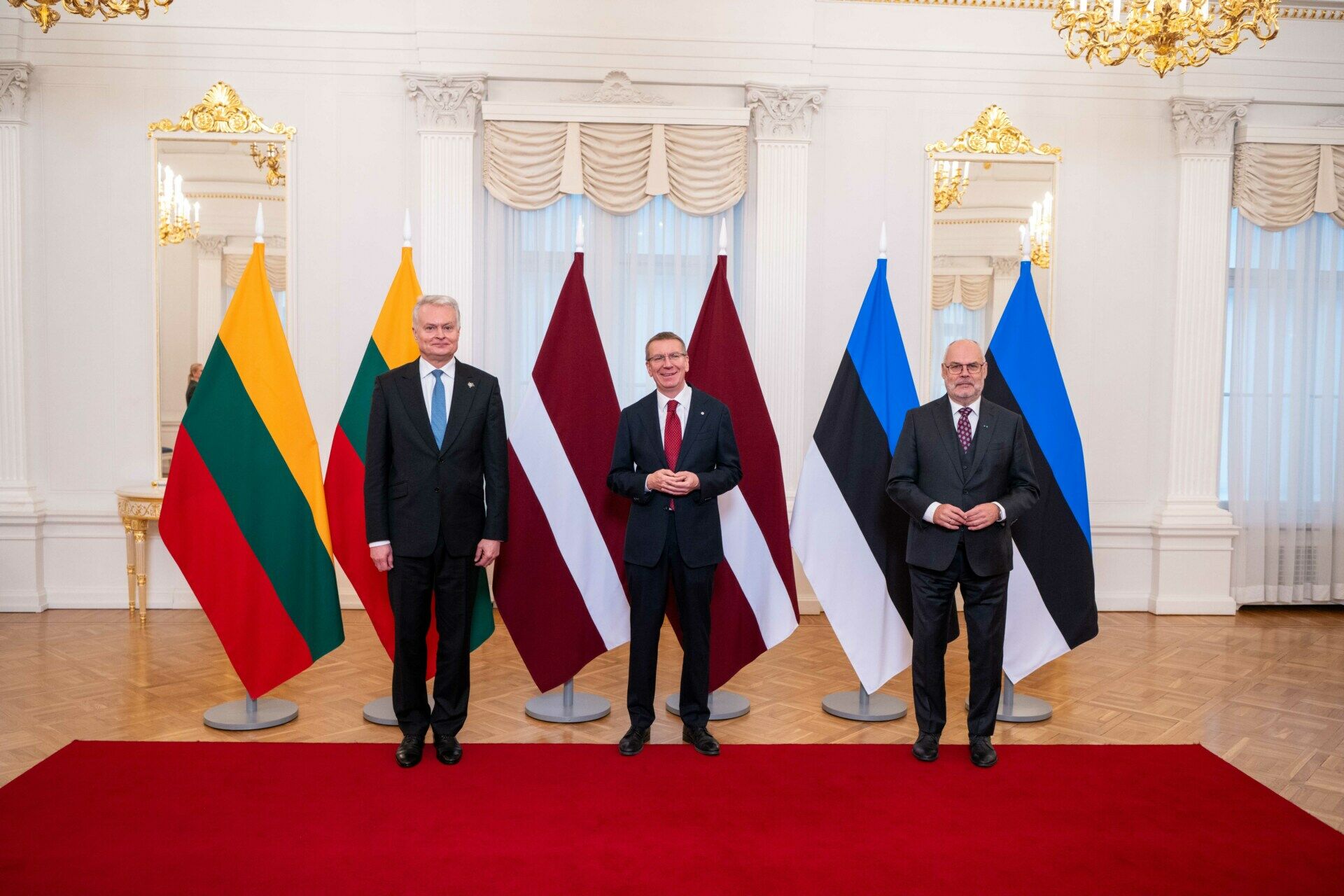 Prezidentas Rygoje su Baltijos šalių vadovais aptarė regiono saugumą | BNS Spaudos centras