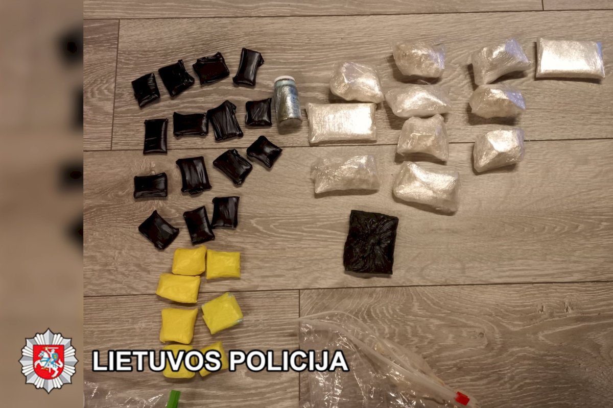 Klaipėdoje sulaikytas vyras įtariamas platinęs kvaišalus dideliais kiekiais