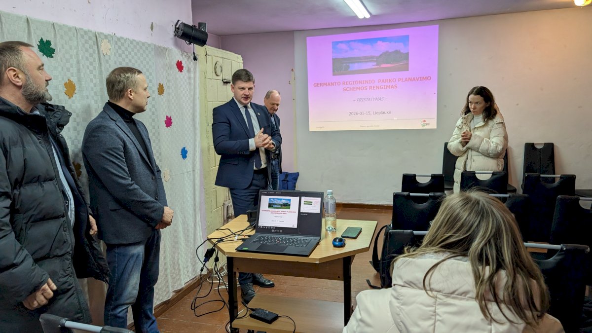 Lieplaukėje pristatyti Germanto regioninio parko planavimo schemos sprendiniai