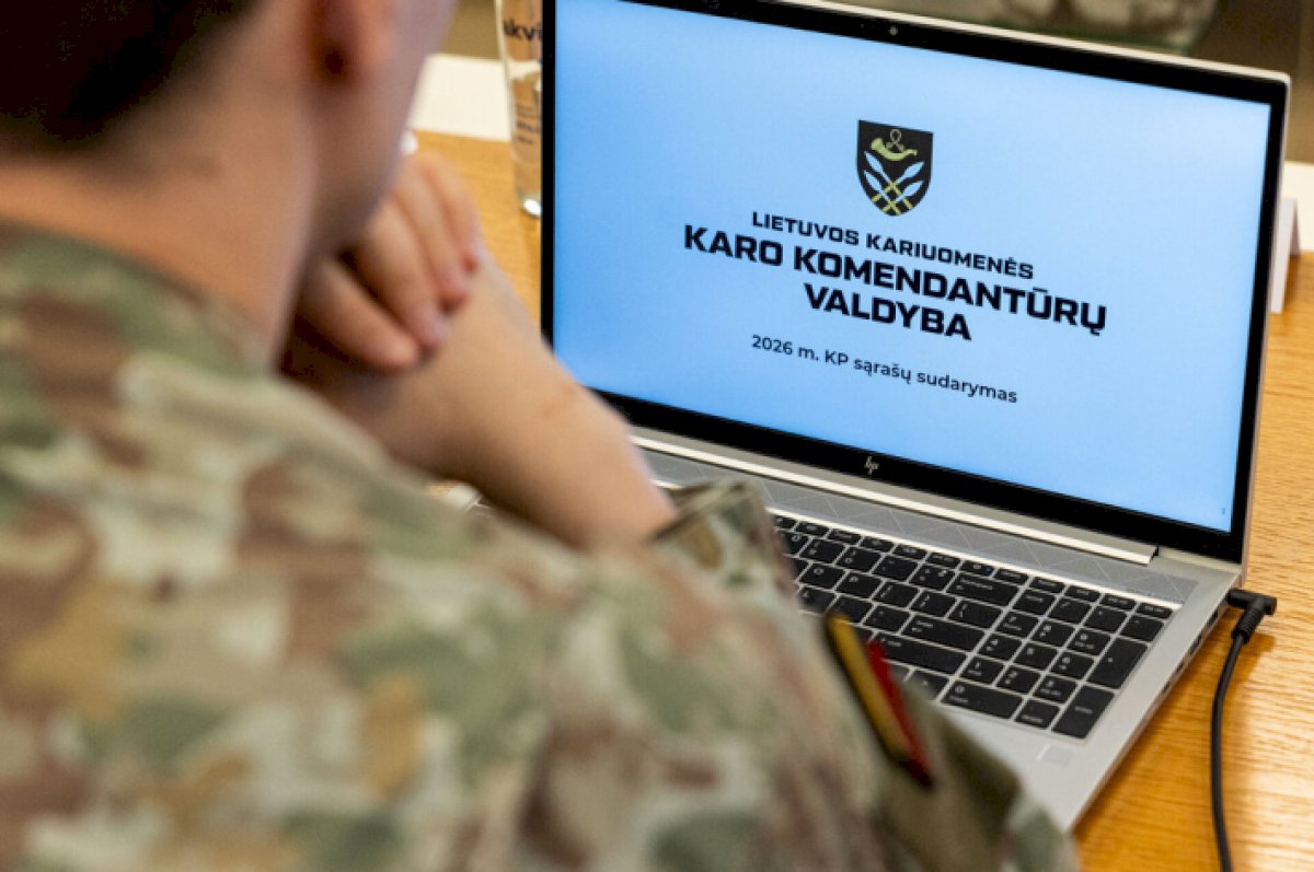 Paskelbtas 2026 metų karo prievolininkų sąrašas