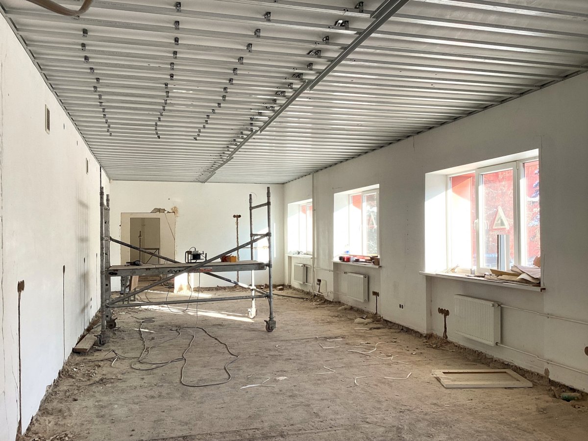 VDA Telšių fakultete modernizuojamos studijų patalpos