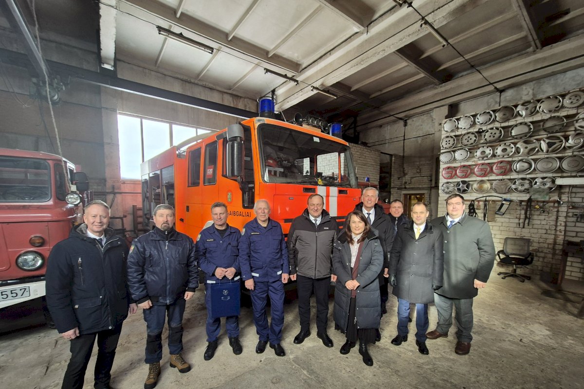 Ministras V. Kondratovičius darbo vizitu lankėsi Rokiškyje