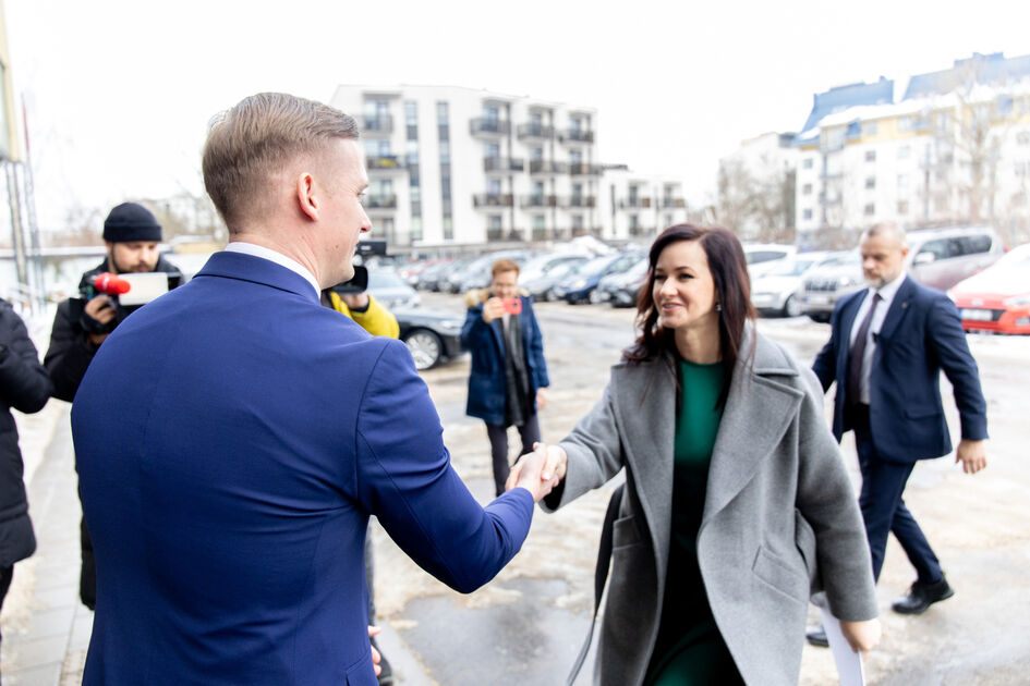 Premjerė darbo vizitu lankėsi Vilniaus rajone