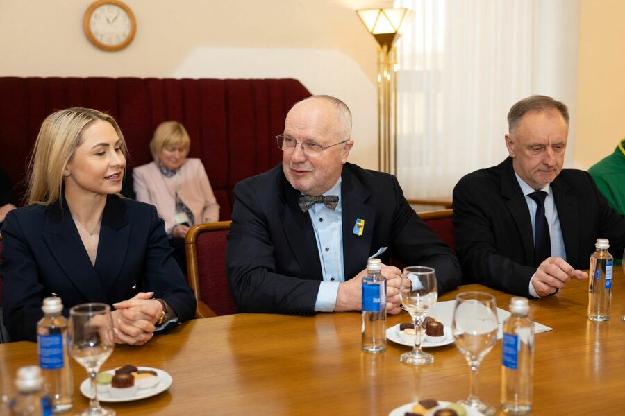 Seimo Pirmininkas priėmė ir pasveikino Lietuvos olimpiečius: jūs – mūsų valstybės stiprybės ir valios simbolis  