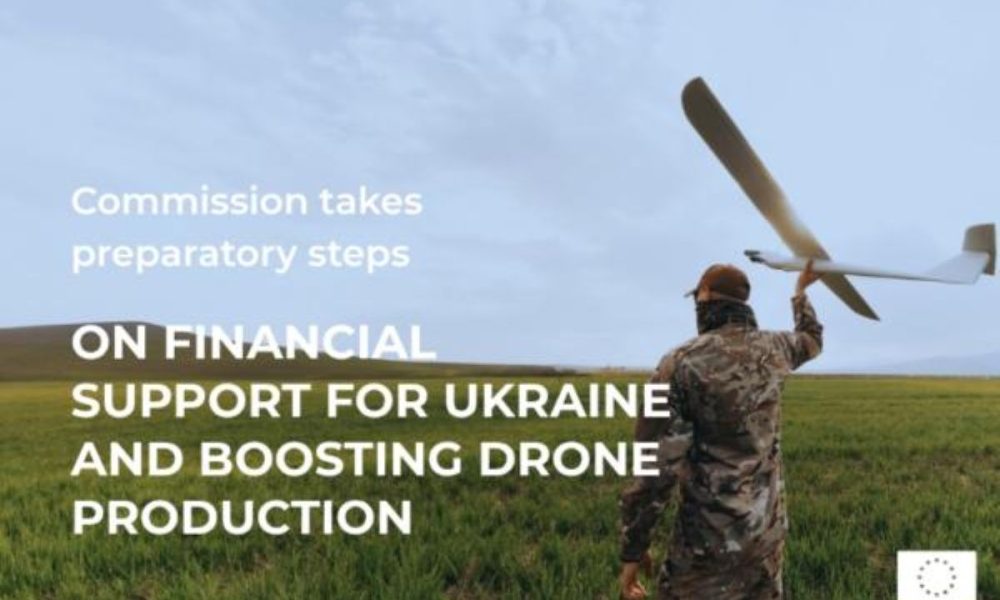 Komisija imasi parengiamųjų veiksmų dėl finansinės paramos Ukrainai ir bepiločių orlaivių gamybos skatinimo